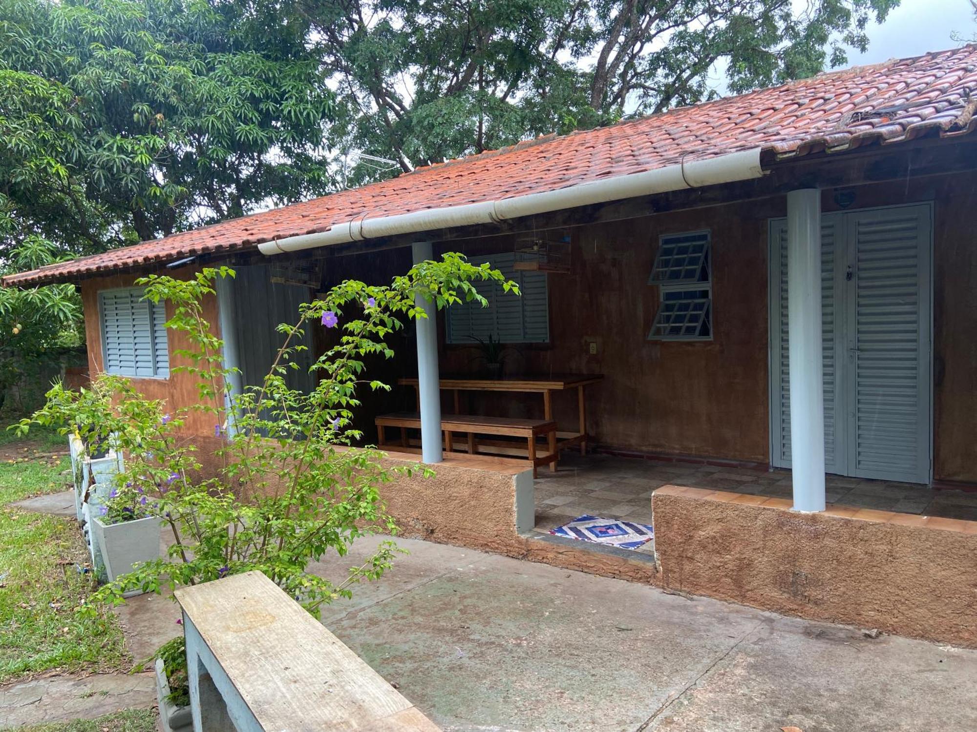 Quarto Privativo Chacara Pe Na Roca Brotas Esterno foto